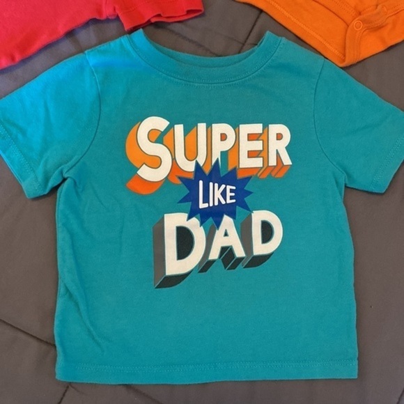 BUNDLE 18 months Bodysuits (2) & T-Shirt Boy or Girl - Picture 2 of 8